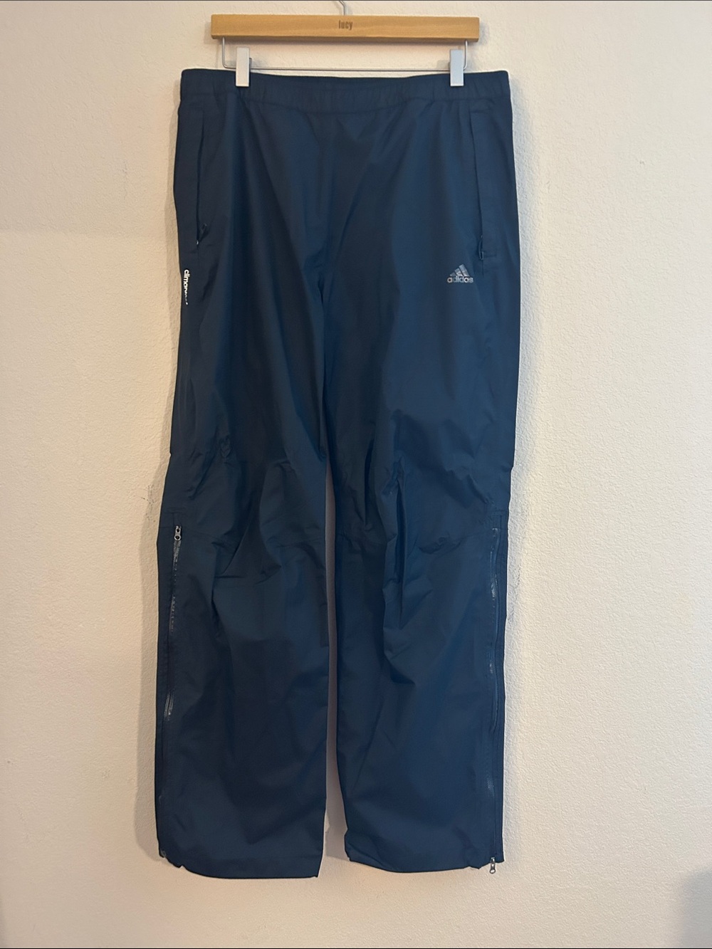 adidas black Windbreaker Joggers women’s size L